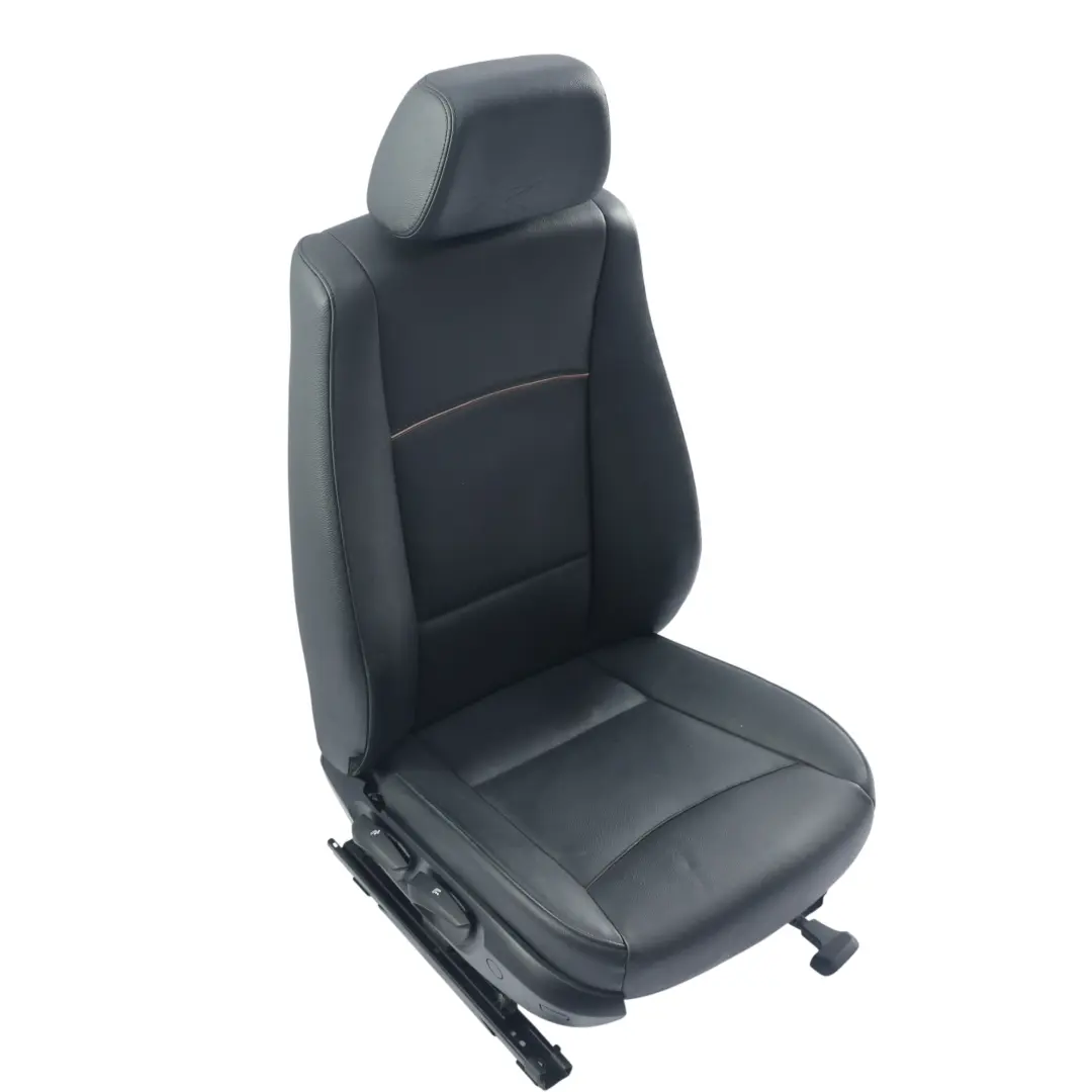 Front Seat Heated Right O/S Leather Nevada Black Stitching Grey Brown to BMW X1 E84 with Part number 7324174 BMW X1 E84 Front Seat Heated Right O/S Leather Nevada Black Stitching Grey Brown - SKU 7324174-3 - Part number 7324174