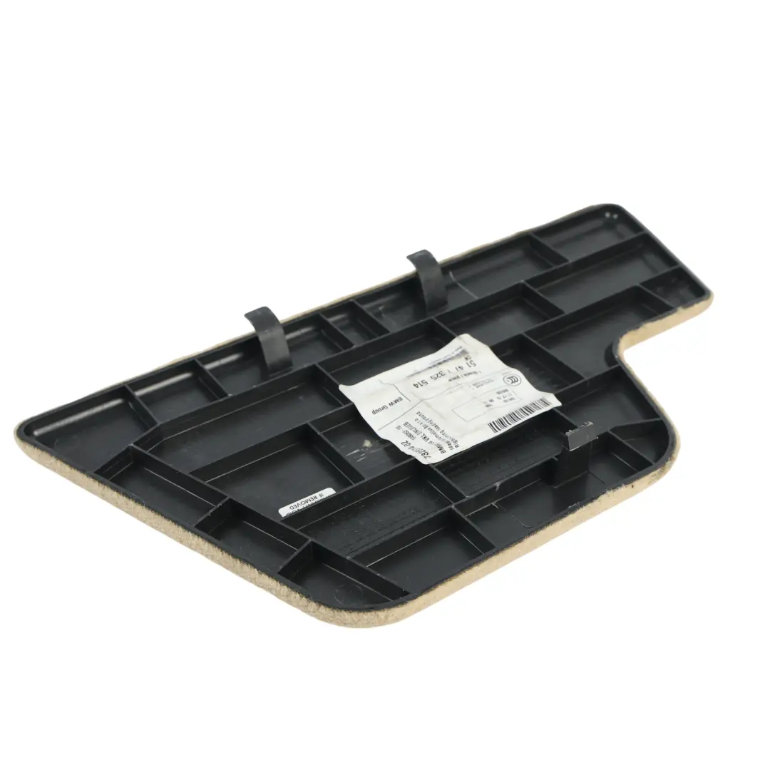 Revêtement Moquette Plancher Coffre Arrière Droite pour BMW F34 GT à propos du numéro de pièce 7325514 BMW F34 GT Revêtement Moquette Plancher Coffre Arrière Droite - SKU 7325514 - Numéro de pièce 7325514