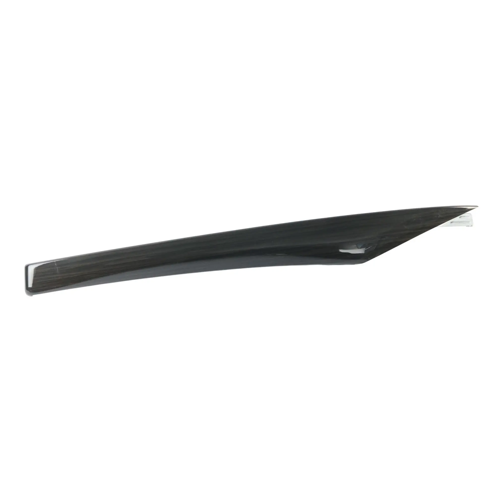 BMW F07 GT Rear Door Trim Strip Cover Right O/S Wood Effect Black 7342286