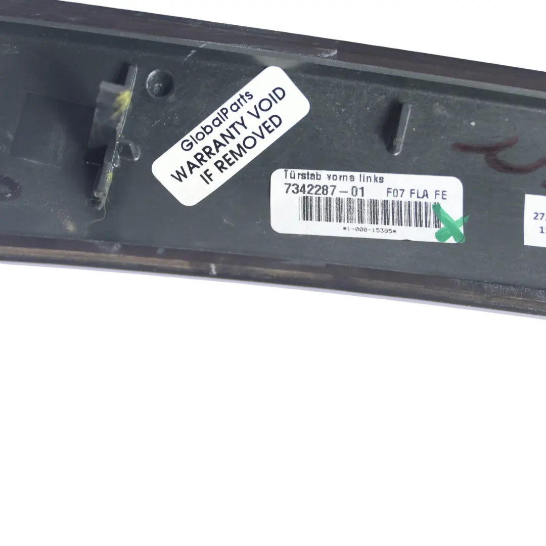 BMW F07 GT LCI Türleiste Abdeckung Vorne Links Holzoptik Schwarz - SKU 7342287 - Teilenummer 7342287