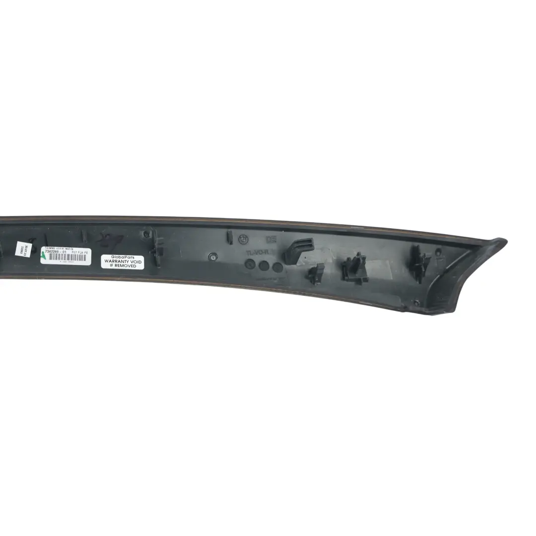 BMW F07 GT LCI Zierleiste Abdeckung Vordertür Rechts Holzoptik Schwarz - SKU 7342288 - Teilenummer 7342288