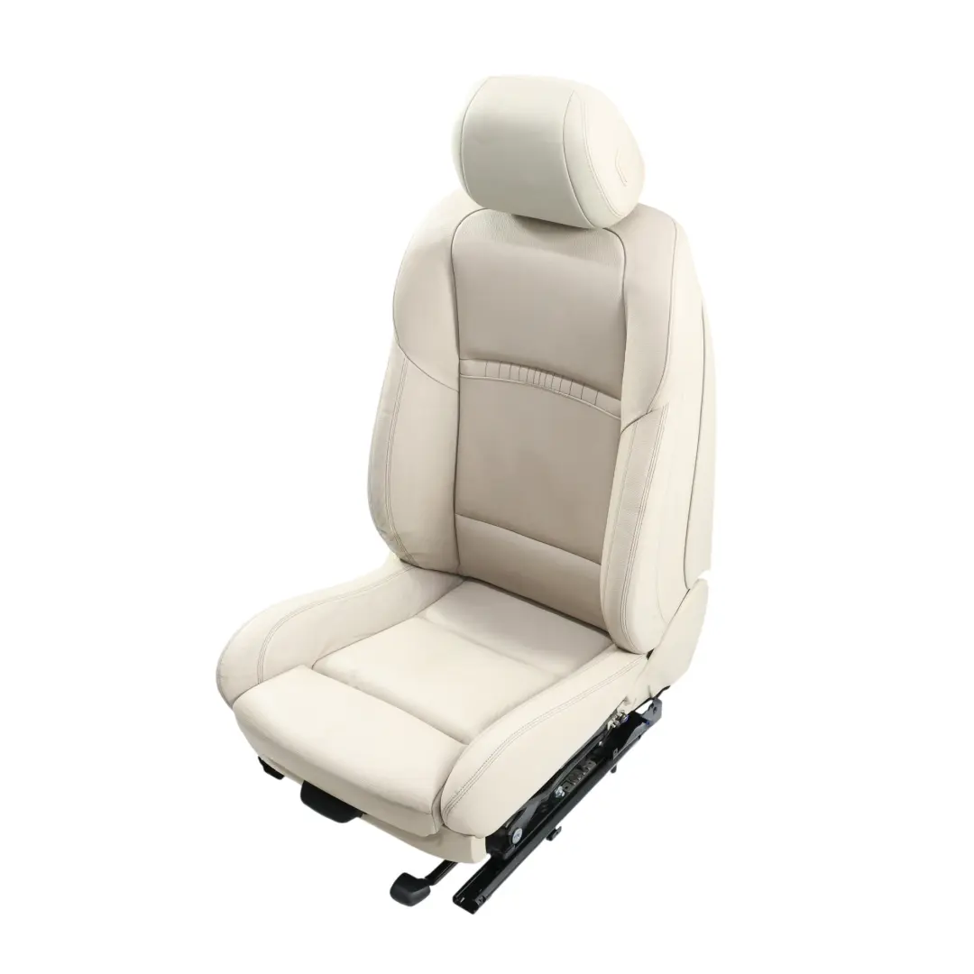 Front Seat M-Sport Heated Right O/S Oyster Leather Electric to BMW F10 F11 LCI with Part number 7349798 BMW F10 F11 LCI Front Seat M-Sport Heated Right O/S Oyster Leather Electric - SKU 7349798-1 - Part number 7349798