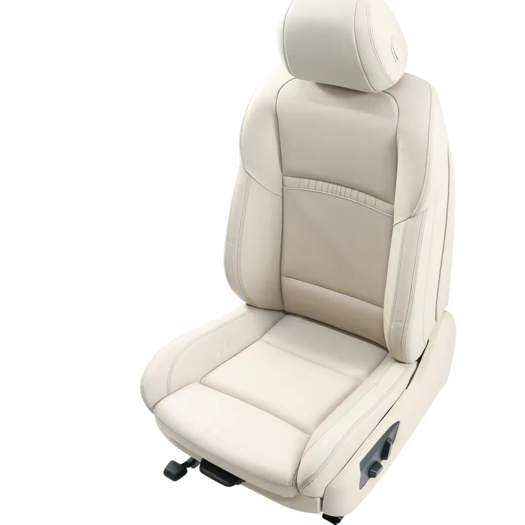 Siège Avant Gauche Chauffant Cuir Dakota Oyster Exclusive Coutur pour BMW F10 F11 LCI à propos du numéro de pièce 7349803 BMW F10 F11 LCI Siège Avant Gauche Chauffant Cuir Dakota Oyster Exclusive Coutur - SKU 7349803-2 - Numéro de pièce 7349803