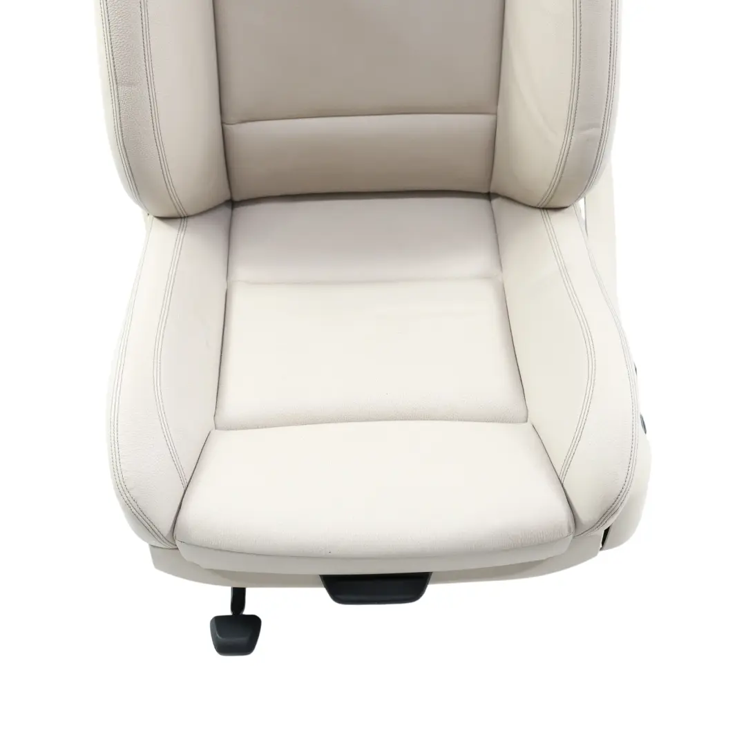 BMW F10 F11 LCI Fotel Przedni Lewy Podgrzewany Skóra Dakota Oyster - SKU 7349803-2 - Numer Części 7349803