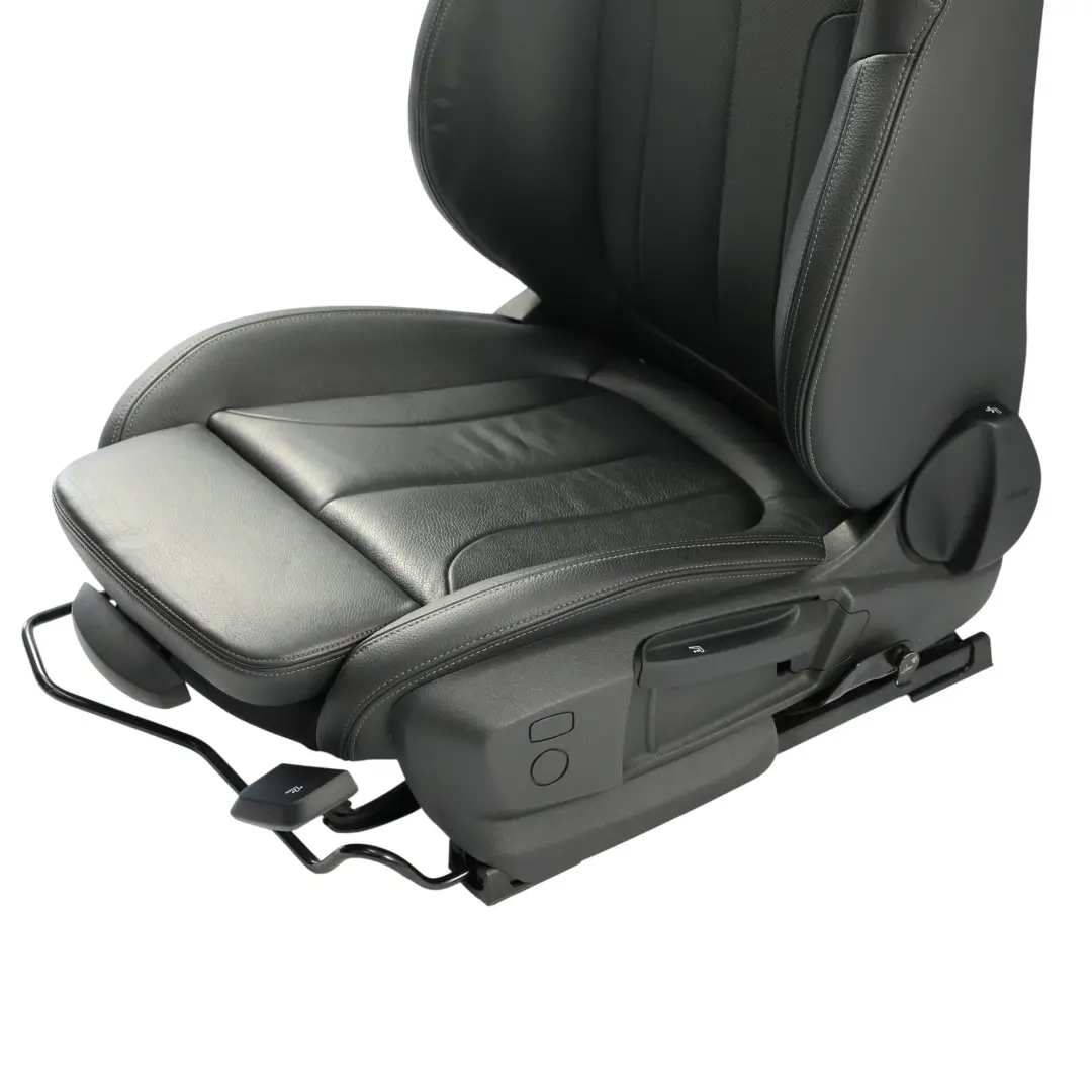 Asiento Delantero Izquierdo Calefactado Cuero Dakota Negro para BMW F45 X1 F48 con número de pieza 7374869 BMW F45 X1 F48 Asiento Delantero Izquierdo Calefactado Cuero Dakota Negro - SKU 7374869-2 - Número de pieza 7374869