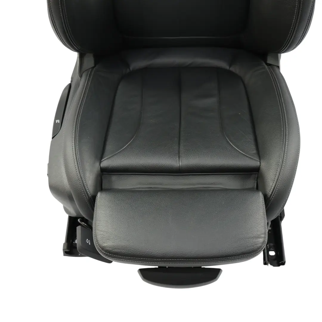 Asiento Deportivo Delantero Derecho Cuero Dakota Negro para BMW F45 X1 F48 con número de pieza 7374870 BMW F45 X1 F48 Asiento Deportivo Delantero Derecho Cuero Dakota Negro - SKU 7374870-1 - Número de pieza 7374870