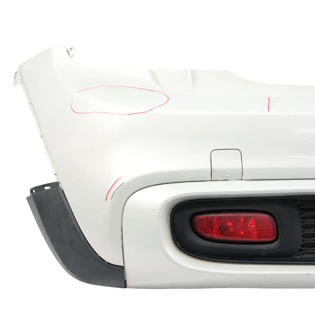 Mini F56 F57 Paragolpes Trasero Cooper S Completo Blanco Plata Metálico A62 - SKU 7380020-WS2 - Número de pieza 7380020