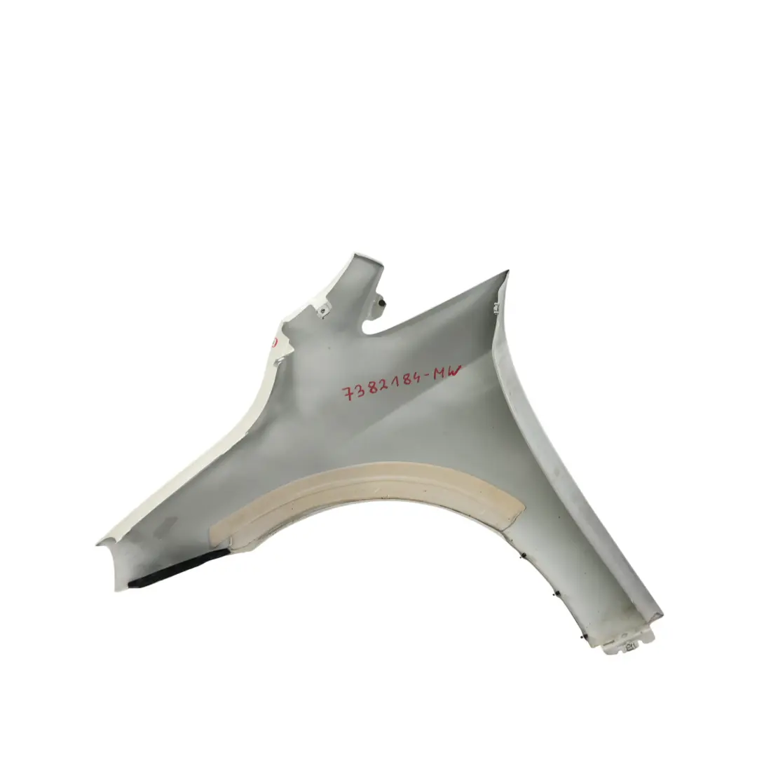 BMW F45 F46 Side Wing Panel Front Right O/S Fender Mineral White Metallic - A96 - SKU 7382184-MW - Part number 7382184