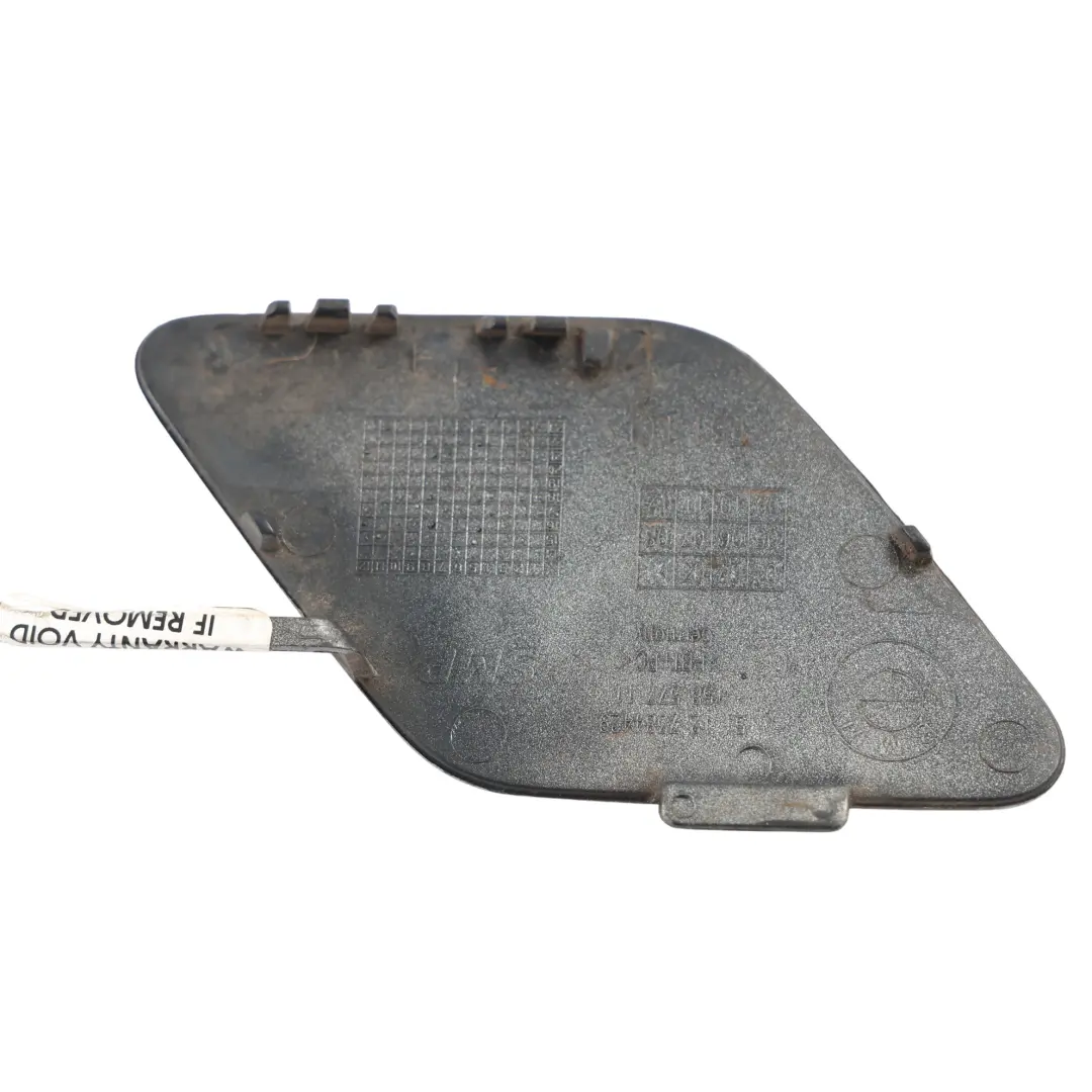 BMW F31 LCI Rear Bumper Tow Eye Cover Flap Glacier Silber Metallic - A83 - SKU 7384429-GSB - Part number 7384429