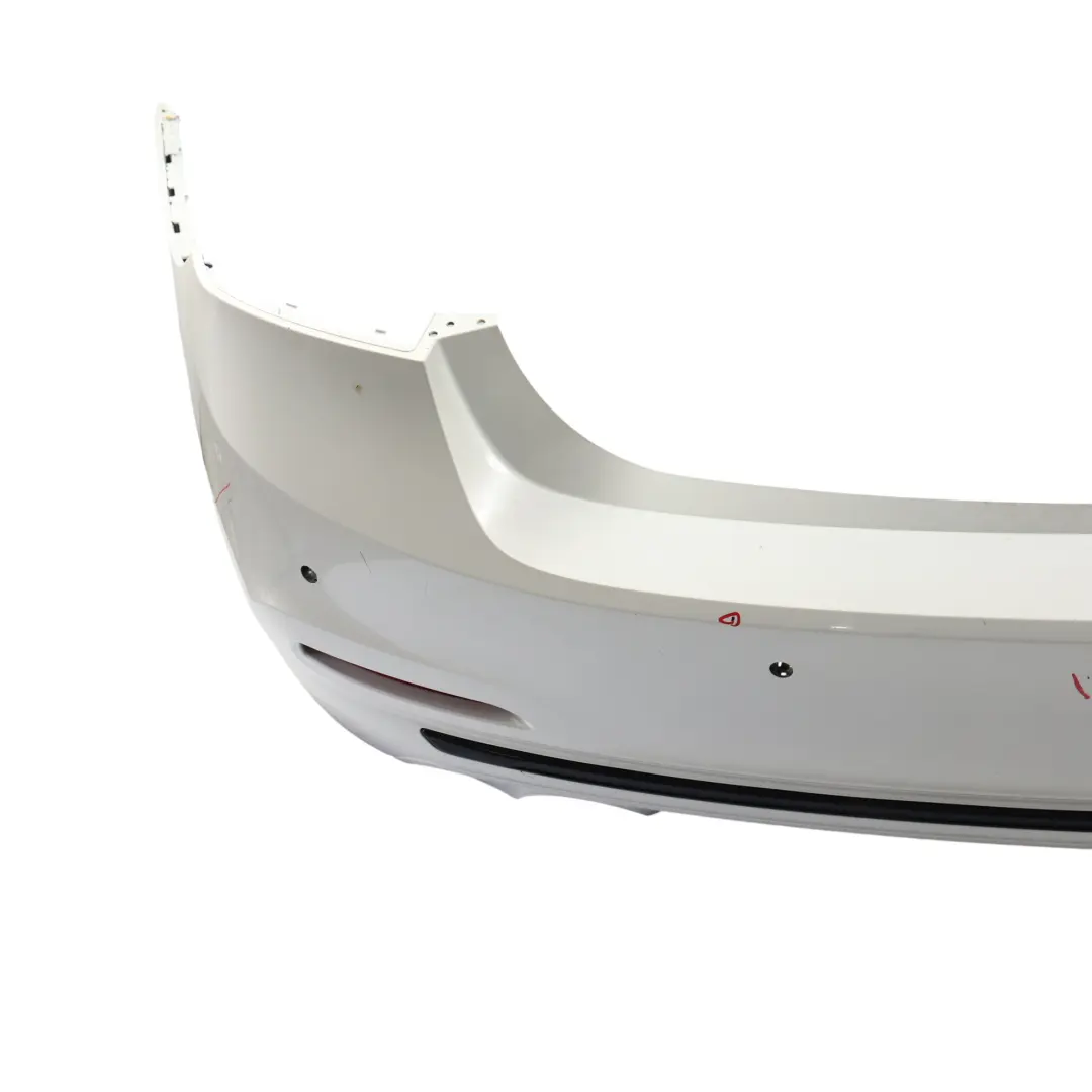 Bumper Trim Panel PDC Mineral White Metallic - A96 to BMW F30 LCI Rear with Part number 7384599 BMW F30 LCI Rear Bumper Trim Panel PDC Mineral White Metallic - A96 - SKU 7384599-MW - Part number 7384599