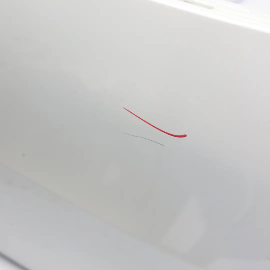 BMW F30 LCI Rear Bumper Trim Panel PDC Mineral White Metallic - A96 - SKU 7384599-MW - Part number 7384599