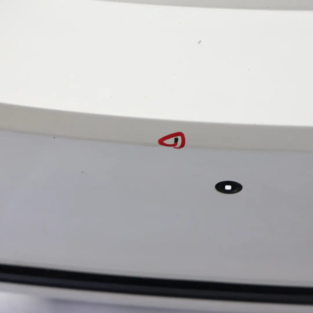 BMW F30 LCI Rear Bumper Trim Panel PDC Mineral White Metallic - A96 - SKU 7384599-MW - Part number 7384599