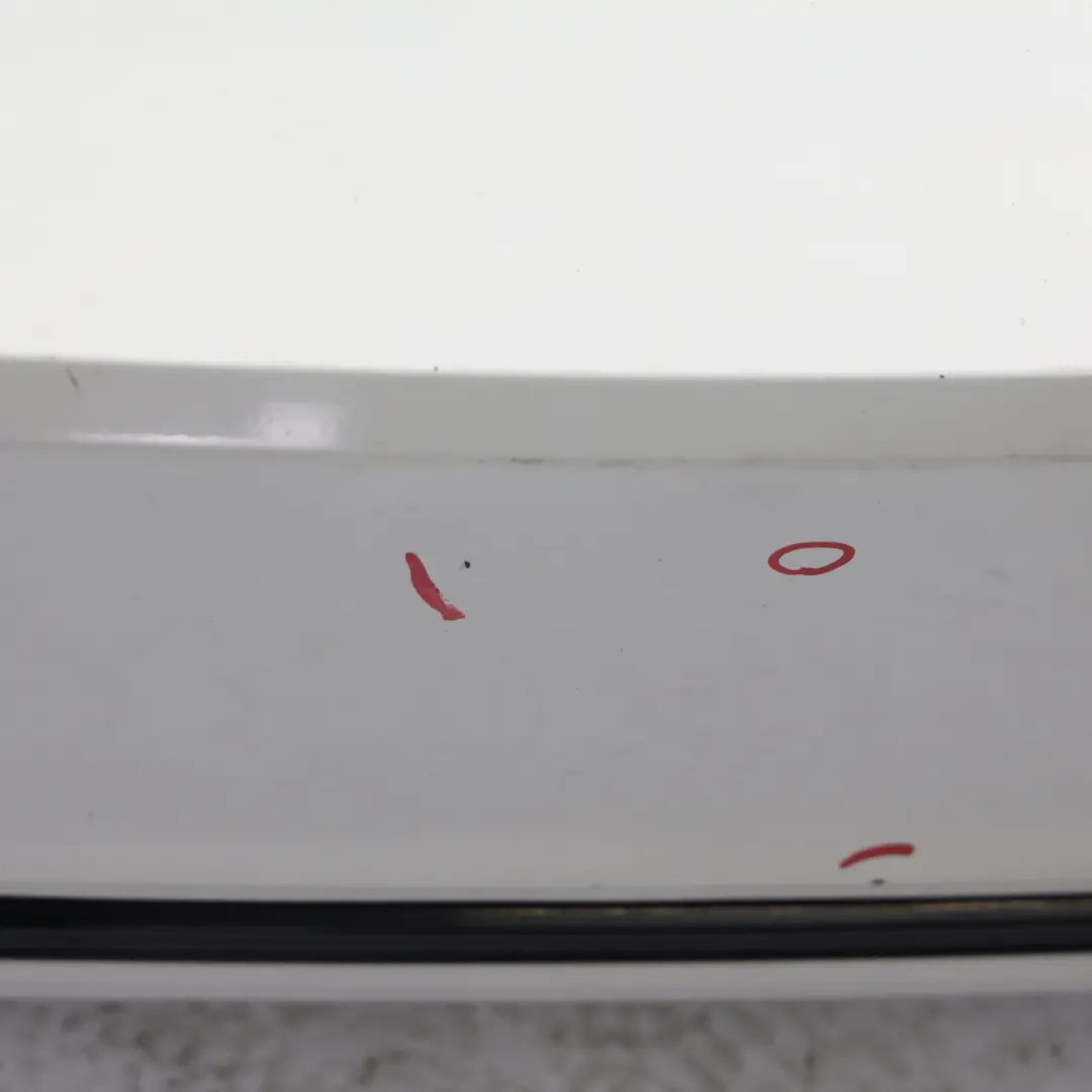 BMW F30 LCI Rear Bumper Trim Panel PDC Mineral White Metallic - A96 - SKU 7384599-MW - Part number 7384599