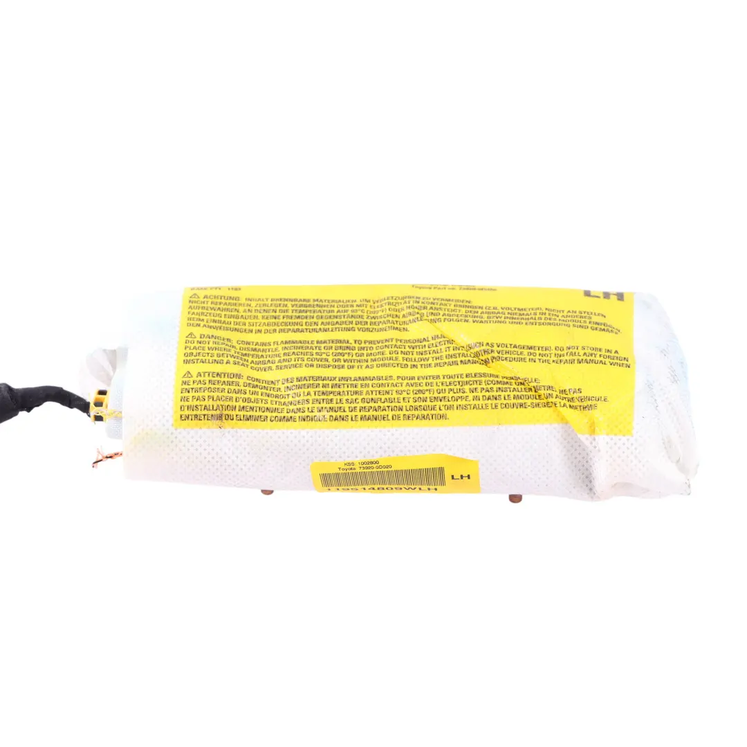 Poduszka Powietrzna Fotela Przedniego Lewego do Toyota Yaris P9 o numerze 73920-0D020 Toyota Yaris P9 Poduszka Powietrzna Fotela Przedniego Lewego - SKU 73920-0D020 - Numer Części 73920-0D020