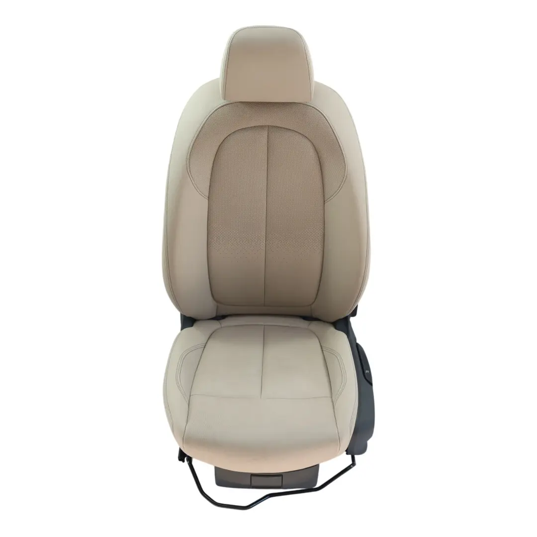 Front Left N/S Interior Heated Leather Dakota Perforated Oyster to BMW X1 F48 Seat with Part number 7398423 BMW X1 F48 Seat Front Left N/S Interior Heated Leather Dakota Perforated Oyster - SKU 7398423 - Part number 7398423