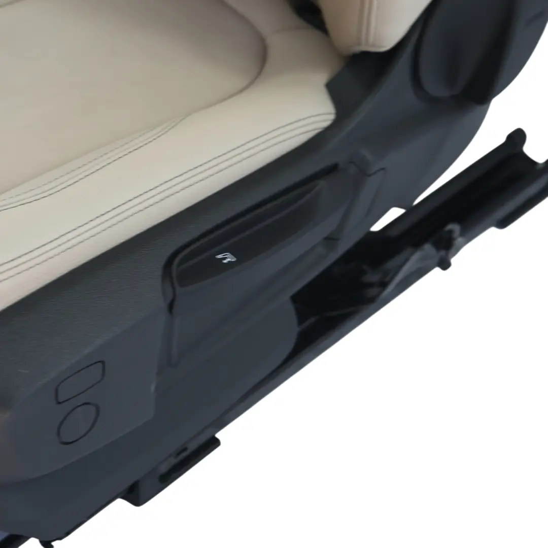 Front Left N/S Interior Heated Leather Dakota Perforated Oyster to BMW X1 F48 Seat with Part number 7398423 BMW X1 F48 Seat Front Left N/S Interior Heated Leather Dakota Perforated Oyster - SKU 7398423 - Part number 7398423