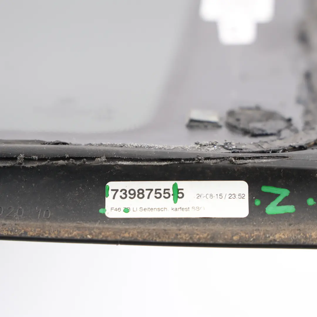 BMW F46 Gran Tourer Side Window Glass Fixed Rear Left N/S AS3 Tinted - SKU 7398755 - Part number 7398755
