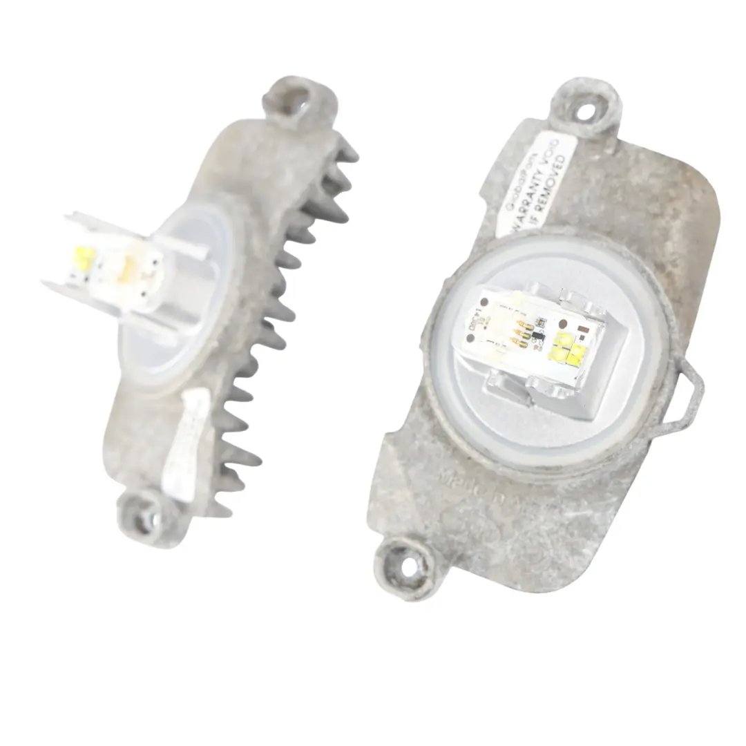 BMW F30 F31 Xenon Headlight LED DRL Daytime Running Lights Unit Set x2 - SKU 7398766-1 - Part number 7398766
