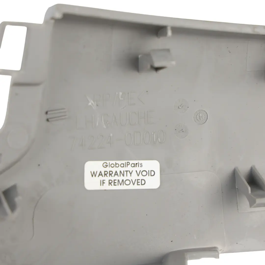 Toyota Yaris P9 Tür Verkleidung Abdeckung Vorne Grau Links - SKU 742240D010B0 - Teilenummer 74224-0D010