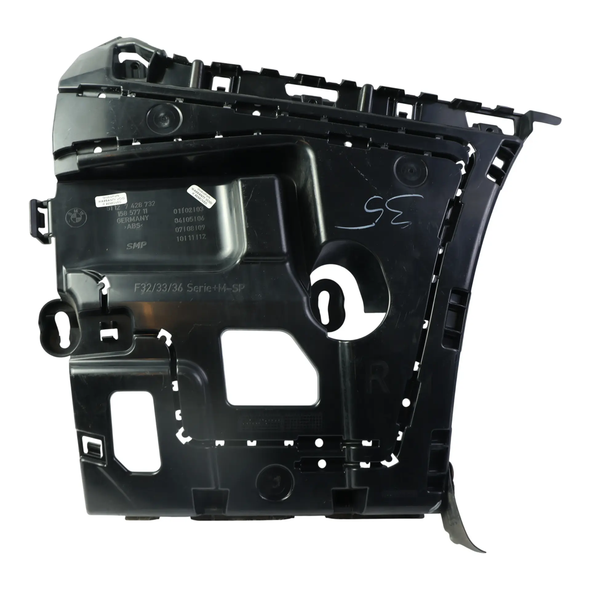 BMW F32 F33 F36 Gran Coupé Support Guidage Pare-Chocs Avant Droit 7428732