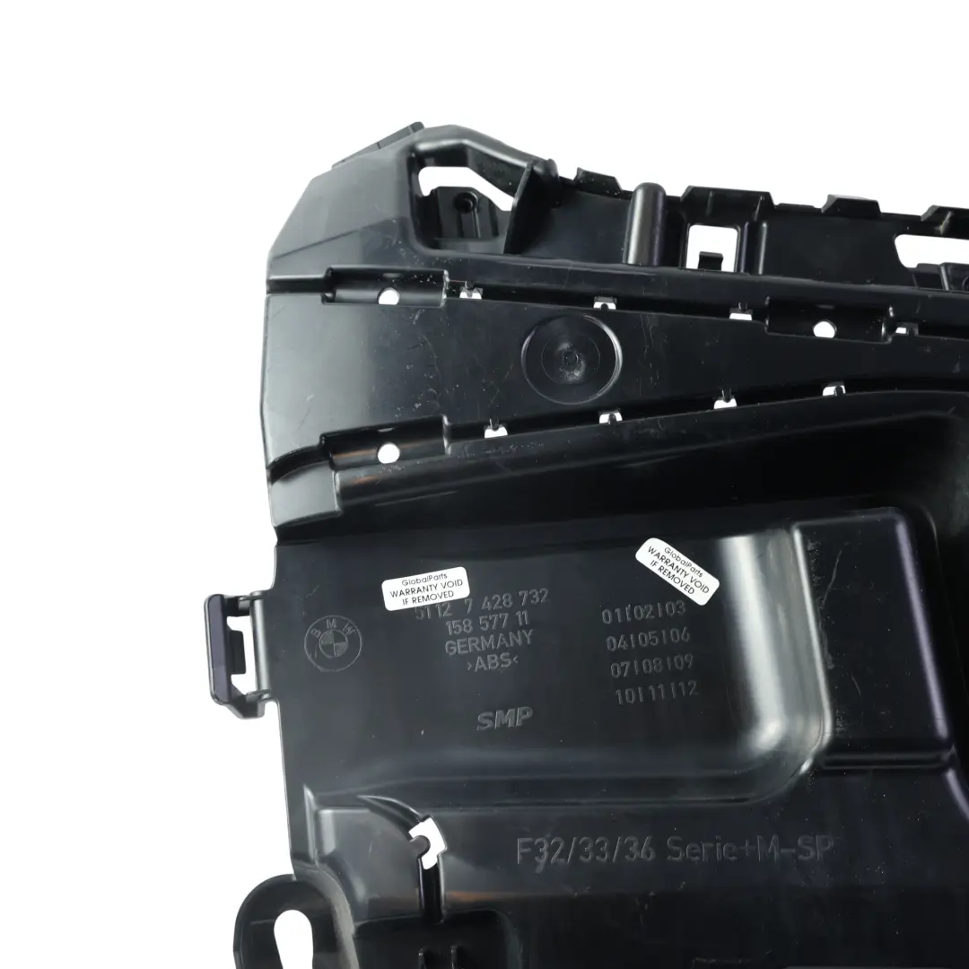 Coupé Soporte Guía Parachoques Delantero Derecho para BMW F32 F33 F36 Gran con número de pieza 7428732 BMW F32 F33 F36 Gran Coupé Soporte Guía Parachoques Delantero Derecho - SKU 7428732 - Número de pieza 7428732