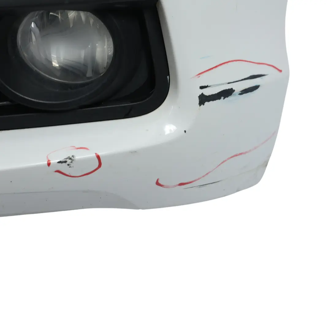 Front Bumper Trim Panel Alpinweiss 3 White - 300 to BMW F20 F21 LCI with Part number 7429711 BMW F20 F21 LCI Front Bumper Trim Panel Alpinweiss 3 White - 300 - SKU 7429711-AW - Part number 7429711