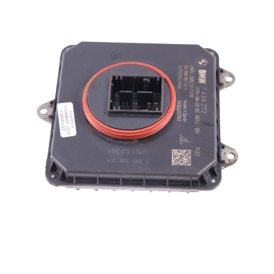 Headlight Control Module Ballast Unit 7429127 to BMW F20 F21 F30 F31 with Part number 7434272 BMW F20 F21 F30 F31 Headlight Control Module Ballast Unit 7429127 - SKU 7434272 - Part number 7434272