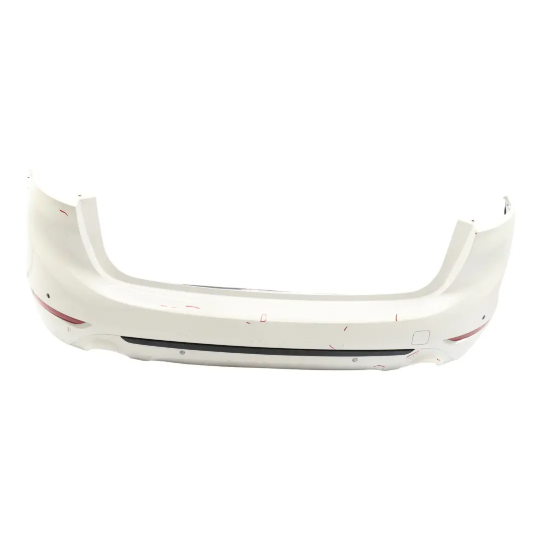 BMW F46 LCI Rear Bumper Cover PDC Mineralweiss Mineral White - A96 - SKU 7480328-MW - Part number 7480328