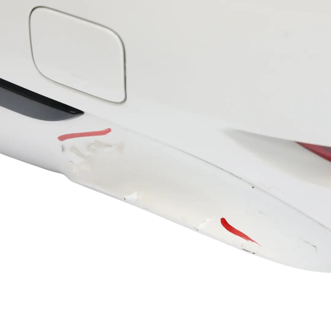 BMW F46 LCI Rear Bumper Cover PDC Mineralweiss Mineral White - A96 - SKU 7480328-MW - Part number 7480328