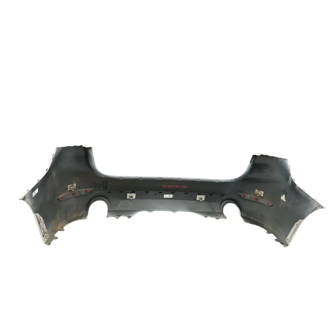 BMW F46 LCI Rear Bumper Cover PDC Mineralweiss Mineral White - A96 - SKU 7480328-MW - Part number 7480328