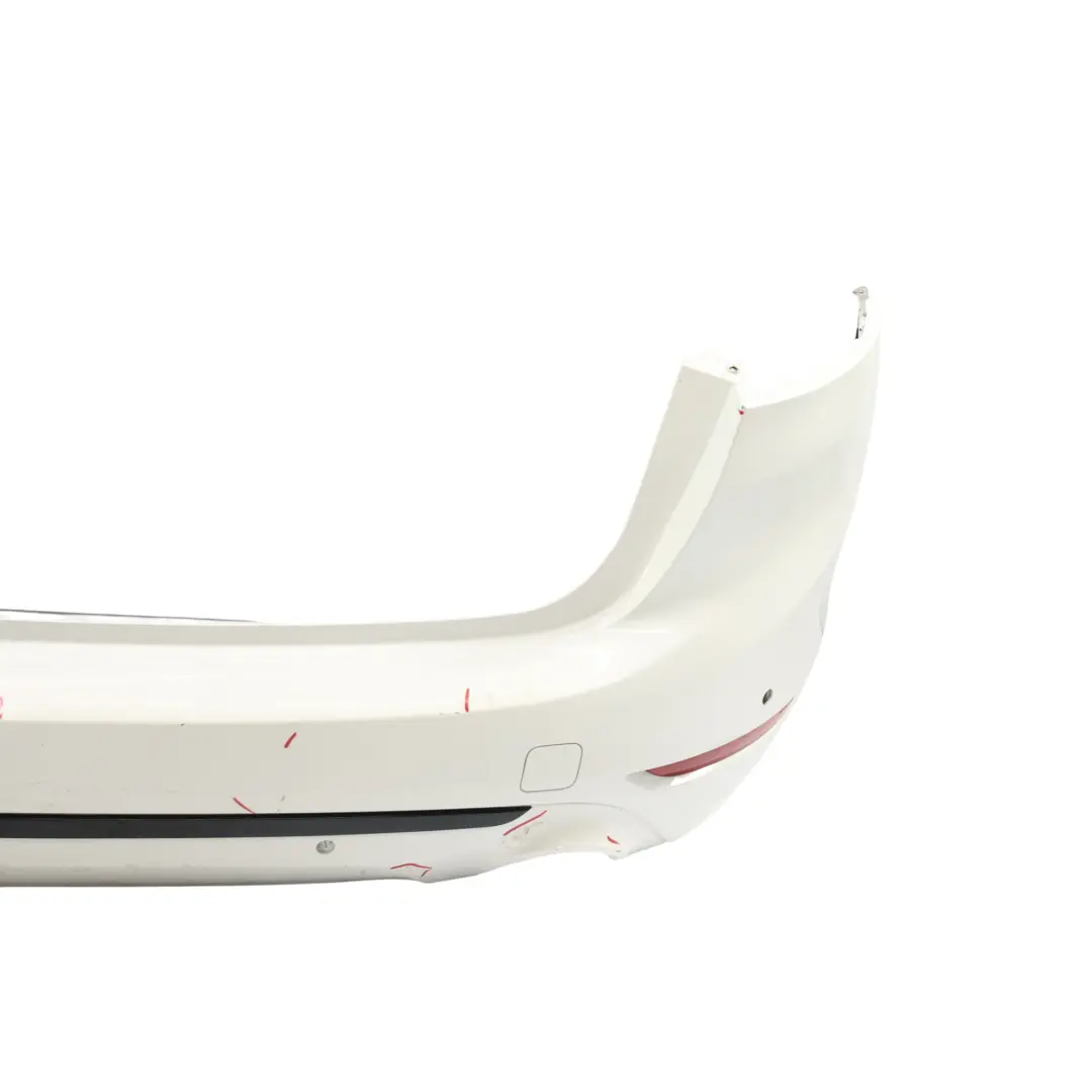 BMW F46 LCI Rear Bumper Cover PDC Mineralweiss Mineral White - A96 - SKU 7480328-MW - Part number 7480328