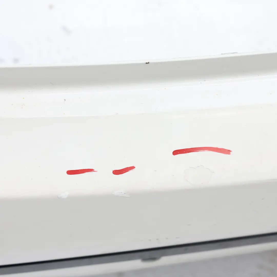 BMW F46 LCI Rear Bumper Cover PDC Mineralweiss Mineral White - A96 - SKU 7480328-MW - Part number 7480328