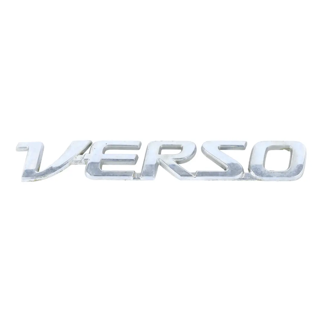 Heckklappe Schriftzug Emblem Verso Aufschrift für Toyota Verso R2 mit Teilenummer 754420F020 Toyota Verso R2 Heckklappe Schriftzug Emblem Verso Aufschrift - SKU 754420F020 - Teilenummer 754420F020