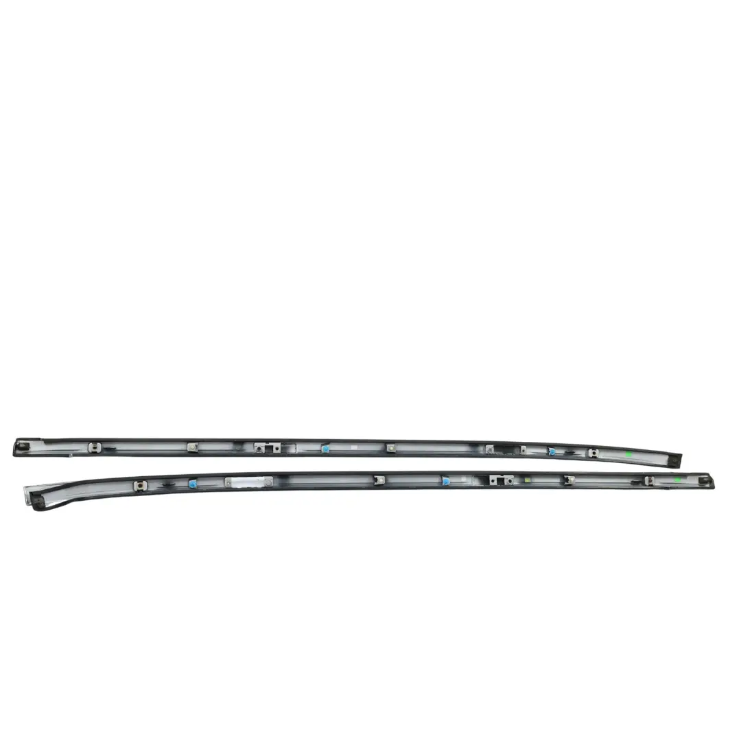 Mk3 T270 Roof Moulding Rail Strip Set Left Right N/O/S Silver to Toyota Avensis with Part number 7555205030 Toyota Avensis Mk3 T270 Roof Moulding Rail Strip Set Left Right N/O/S Silver - SKU 7555205030 - Part number 7555205030