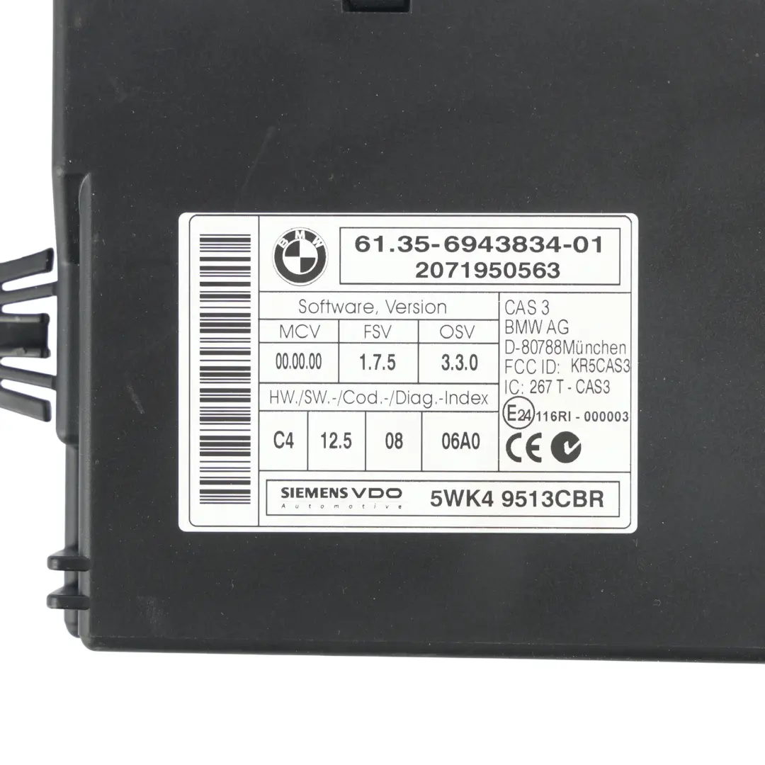 BMW E91 320i N46 Engine Control Unit ECU 150HP 2.0 Petrol Automatic - SKU 7565300-22 - Part number 7565300