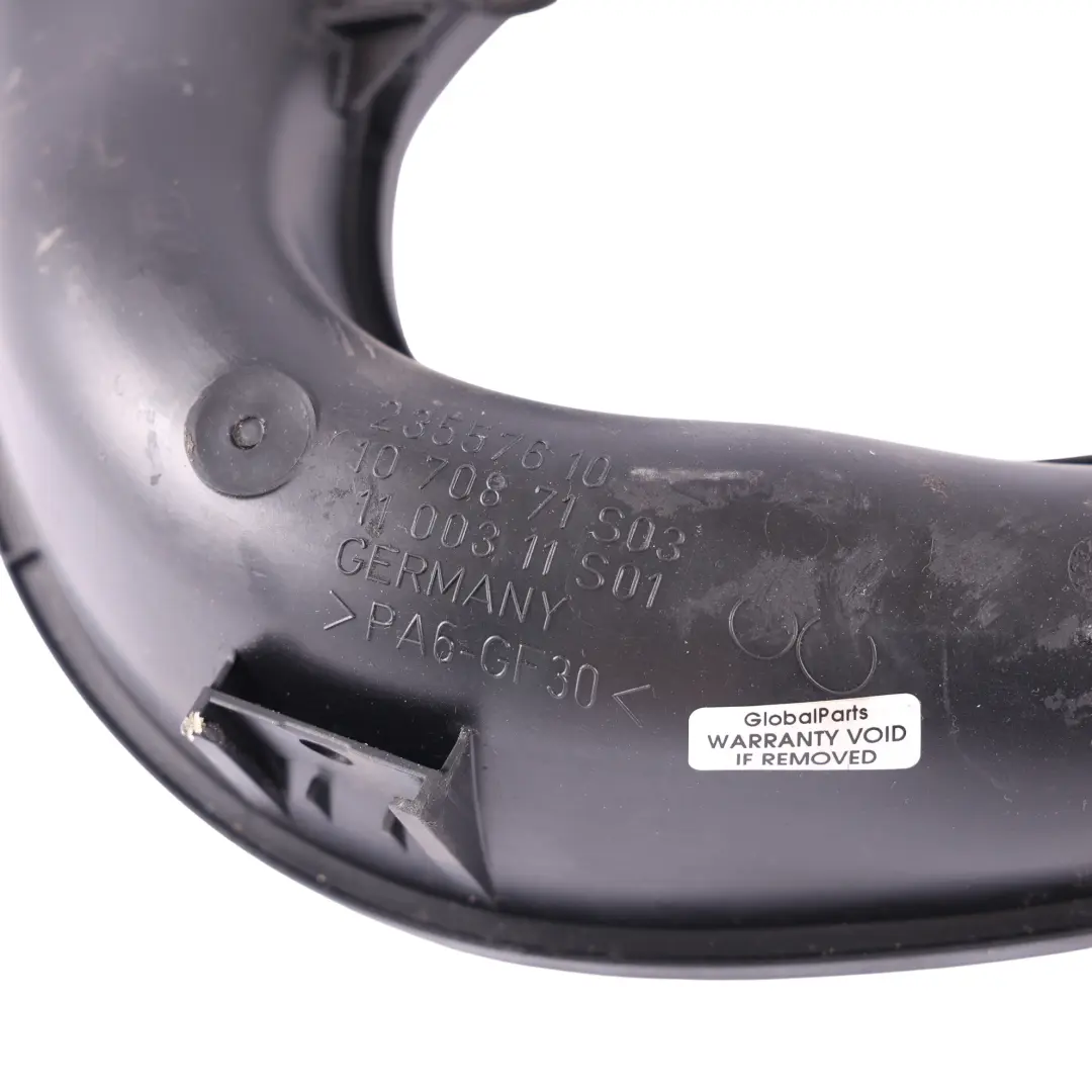 BMW F06 F12 F13 F01 F02 Air Duct Pipe Left N/S - SKU 7605586 - Part number 7605586