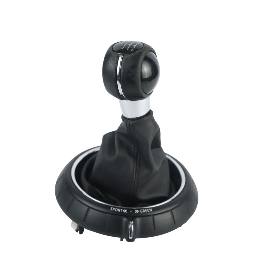 Mini Cooper F55 F56 F57 F60 Gear Knob Lever Handle 6-Speed Leather - SKU 7641999-7 - Part number 7641999