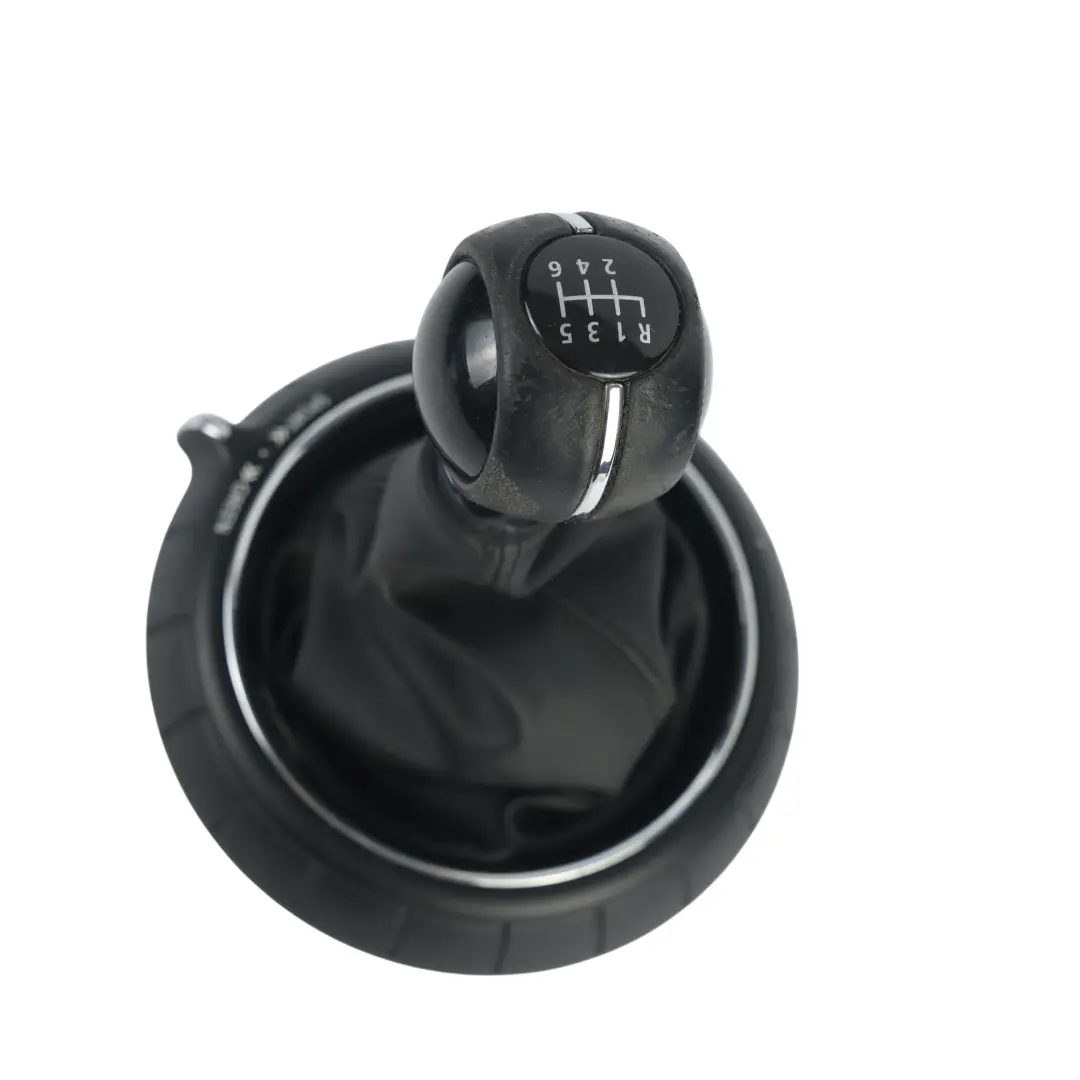 Mini Cooper F55 F56 F57 F60 Gear Knob Lever Handle 6-Speed Leather - SKU 7641999-7 - Part number 7641999