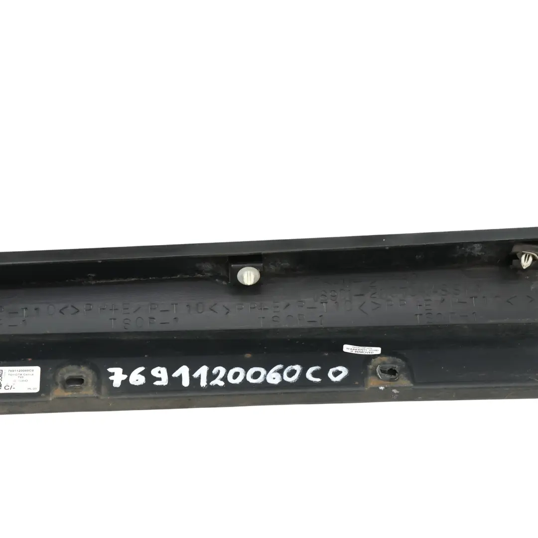 Toyota Celica T23 Pannello Minigonna Laterale Parafango Destra 7691120060 - SKU 7691120060C0 - Numero di parte 7691120060C0