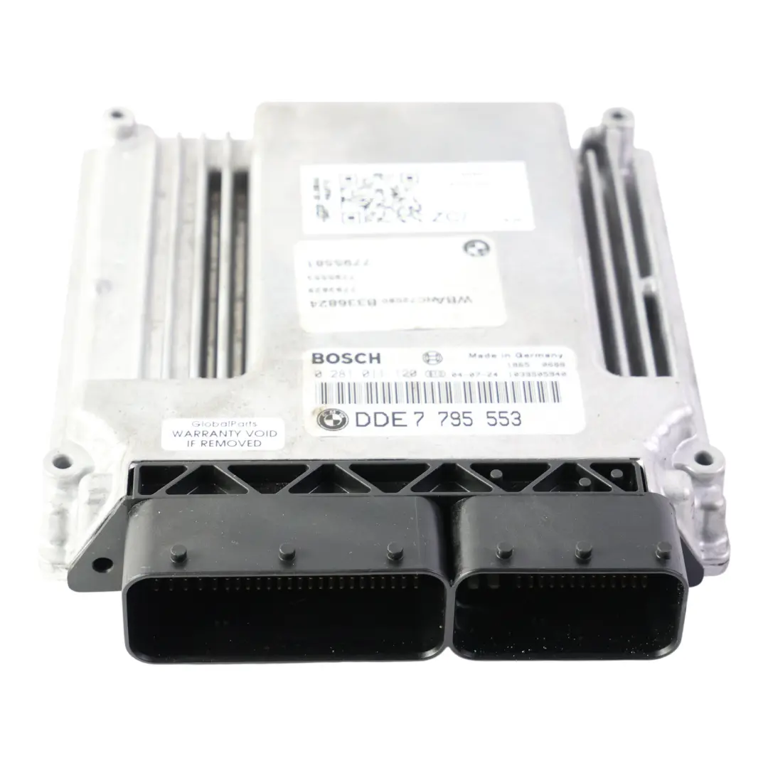 M57N 218HP Calculateur Moteur Automatique Diesel 3.0 pour BMW E60 530d à propos du numéro de pièce 7795553 BMW E60 530d M57N 218HP Calculateur Moteur Automatique Diesel 3.0 - SKU 7795553 - Numéro de pièce 7795553