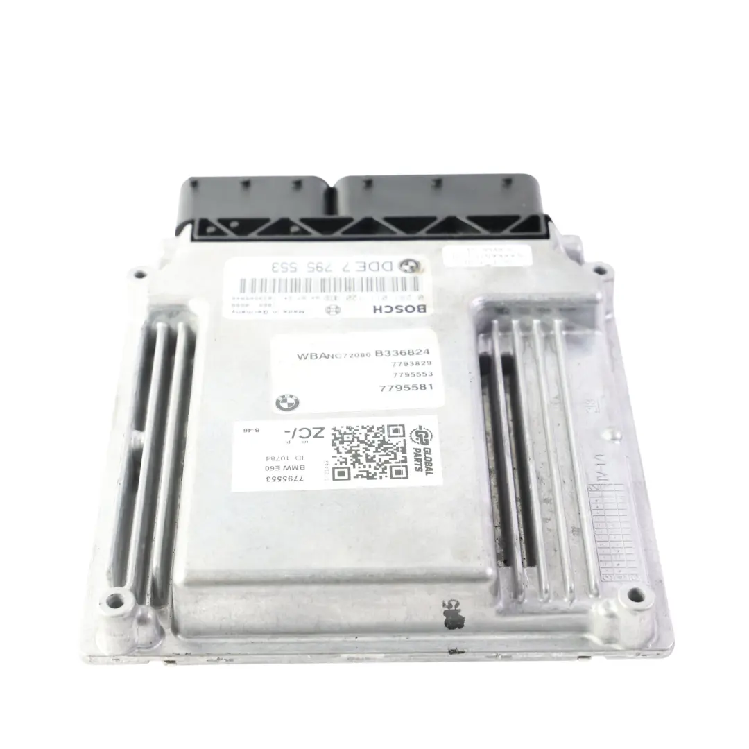 BMW E60 530d M57N 218HP Unidad Control Motor ECU Automático Diésel 3.0 - SKU 7795553 - Número de pieza 7795553