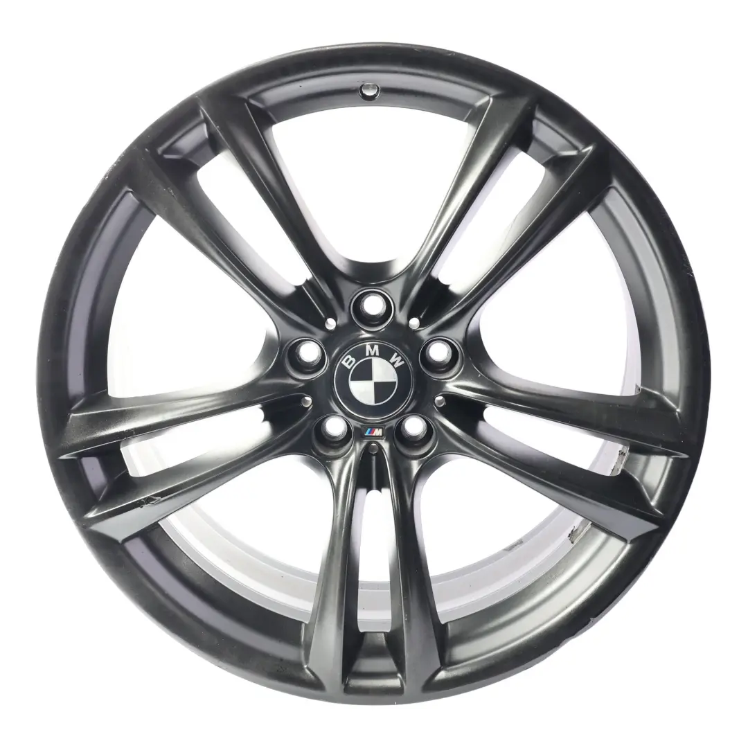 Front Alloy Wheel Rim Black 20" ET:25 8,5J M Double Spoke to BMW F01 F07 GT with Part number 7841823 BMW F01 F07 GT Front Alloy Wheel Rim Black 20" ET:25 8,5J M Double Spoke - SKU 7841823-BLK1 - Part number 7841823