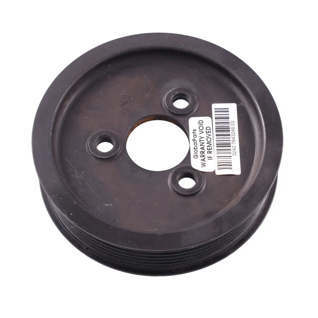 Steering Pump Pulley to BMW M5 F10 E91 Power with Part number 7843248 BMW M5 F10 E91 Power Steering Pump Pulley - SKU 7843248 - Part number 7843248