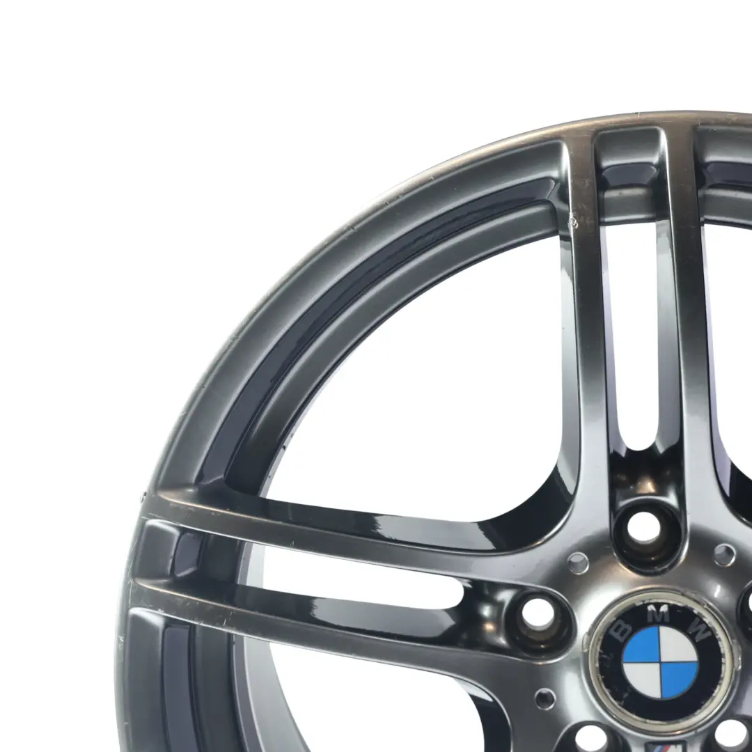 BMW E90 E91 E92 Arrière Roues alliage Jante 19" 9J ET:39 M Double Spoke - SKU 7844344-GY3 - Numéro de pièce 7844344