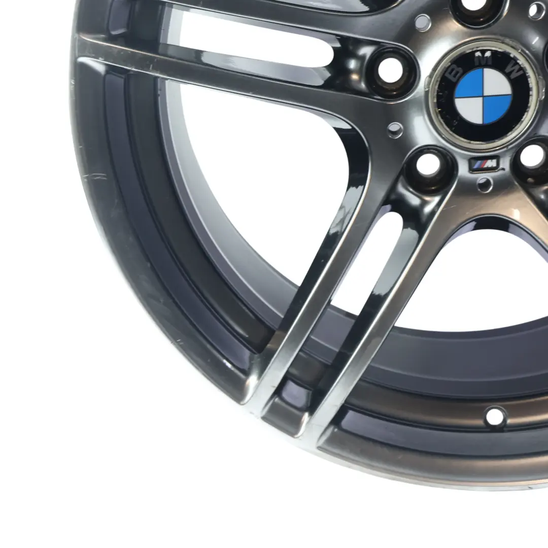 Llanta aleación trasera 19" 9J ET:39 M Doble Radio 313 para BMW E90 E91 E92 con número de pieza 7844344 BMW E90 E91 E92 Llanta aleación trasera 19" 9J ET:39 M Doble Radio 313 - SKU 7844344-GY3 - Número de pieza 7844344