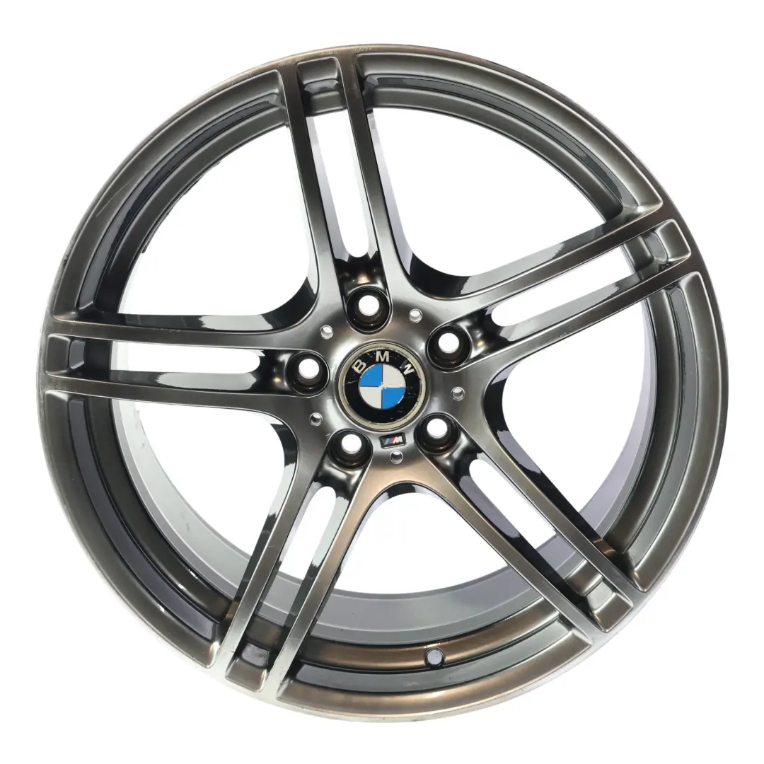 BMW E90 E91 E92 Rear Alloy Wheel Rim 19" 9J ET:39 M Double Spoke 313 - SKU 7844344-GY4 - Part number 7844344