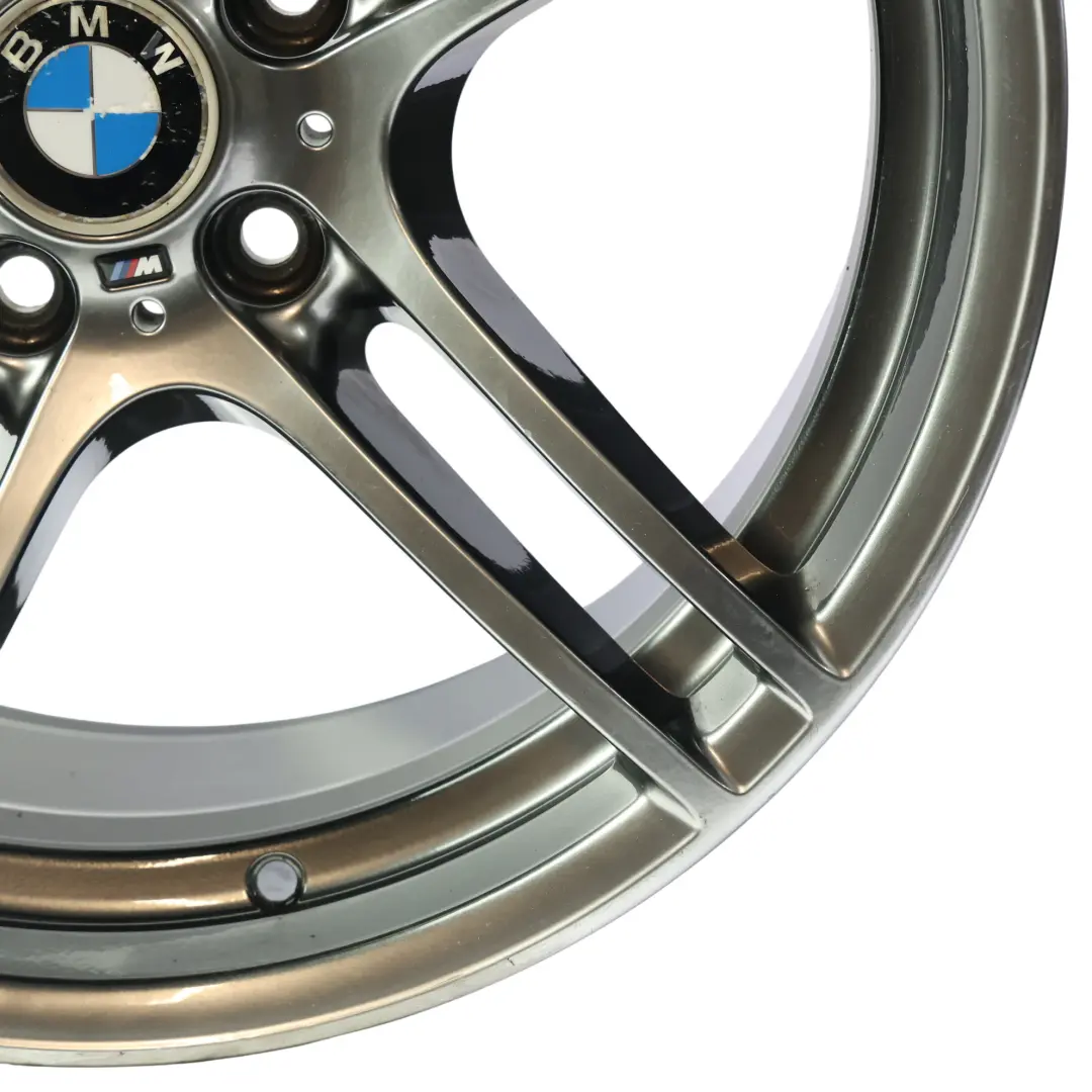 Alloy Wheel Rim 19" 9J ET:39 M Double Spoke 313 to BMW E90 E91 E92 Rear with Part number 7844344 BMW E90 E91 E92 Rear Alloy Wheel Rim 19" 9J ET:39 M Double Spoke 313 - SKU 7844344-GY4 - Part number 7844344