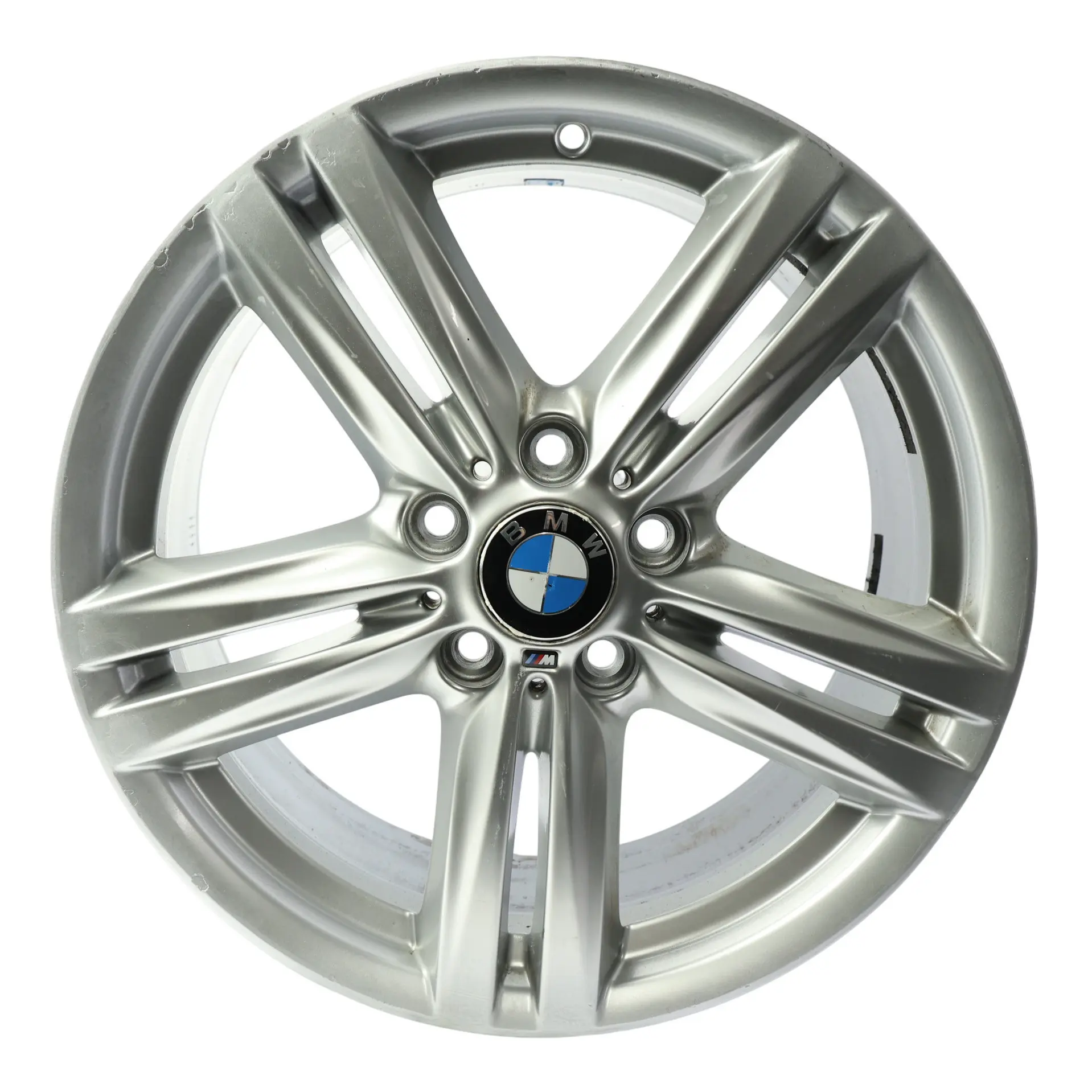 BMW F20 F21 Front Silver Alloy Wheel Rim 18" 7,5J ET:45 7845852 M Star Spoke 386
