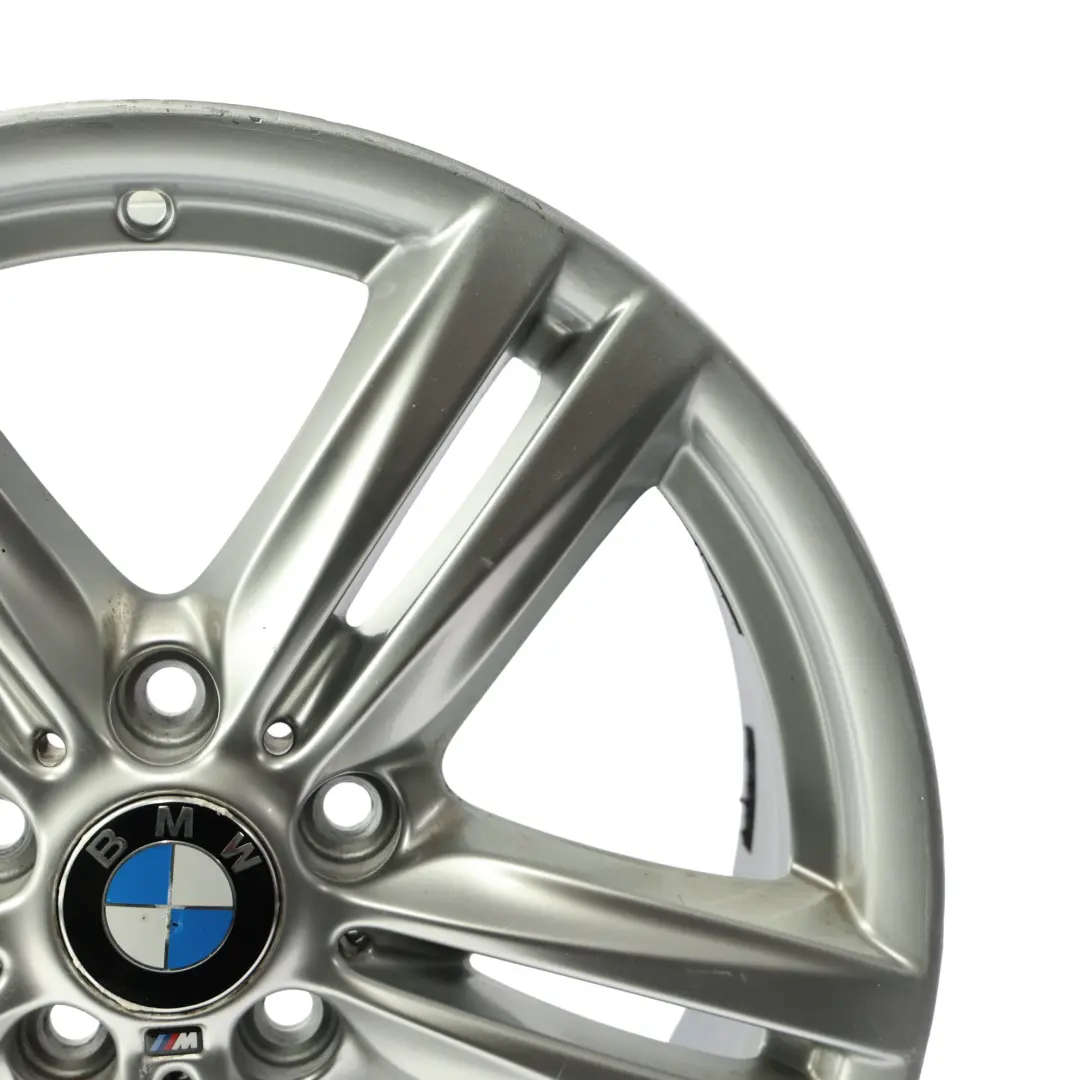 Vorne Silber Alufelge 18" 7,5J ET:45 M Sternspeiche 386 für BMW F20 F21 mit Teilenummer 7845852 BMW F20 F21 Vorne Silber Alufelge 18" 7,5J ET:45 M Sternspeiche 386 - SKU 7845852-SL4 - Teilenummer 7845852