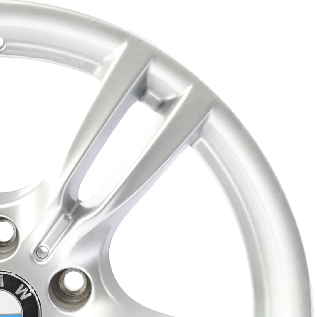 Hinten Silber Alufelge 18" 8,5J ET:47 M Styling 400 für BMW F30 F31 F32 mit Teilenummer 7845881 BMW F30 F31 F32 Hinten Silber Alufelge 18" 8,5J ET:47 M Styling 400 - SKU 7845881-SL11 - Teilenummer 7845881